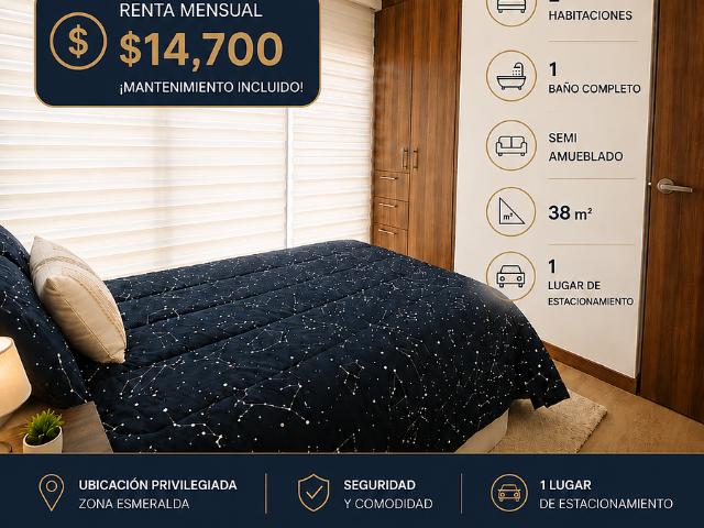 Departamento en renta en Nicolás Romero, Estado de México