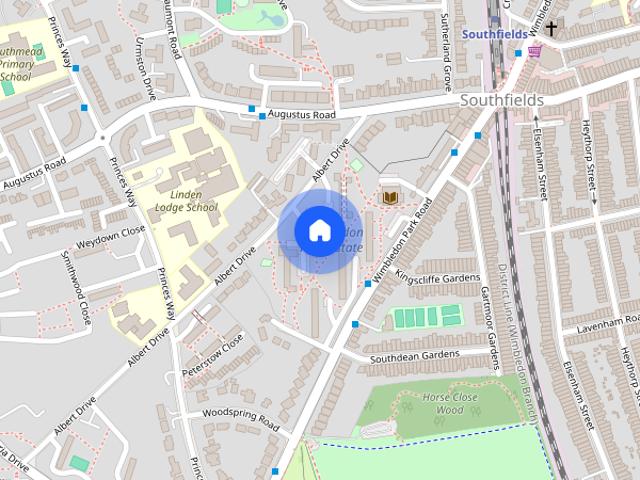Apartment for rent in Wimbledon Park Estate, Greater London