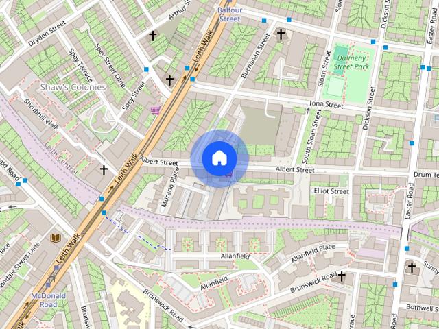 Apartment for rent in Hillside, Leith