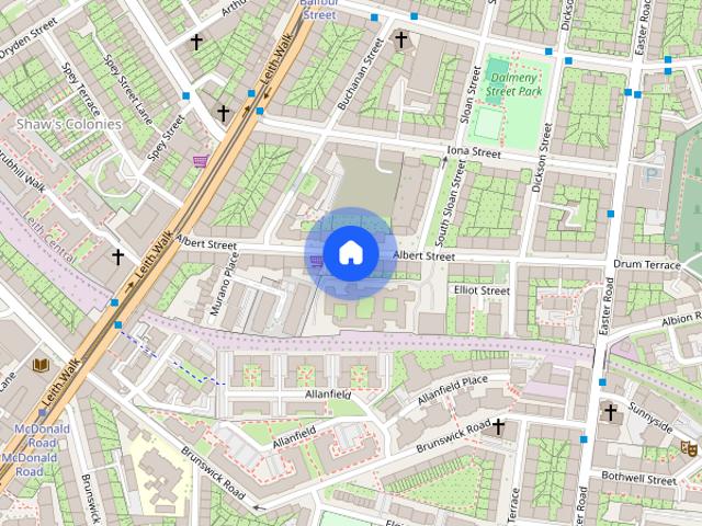 Apartment for rent in Hillside, Leith