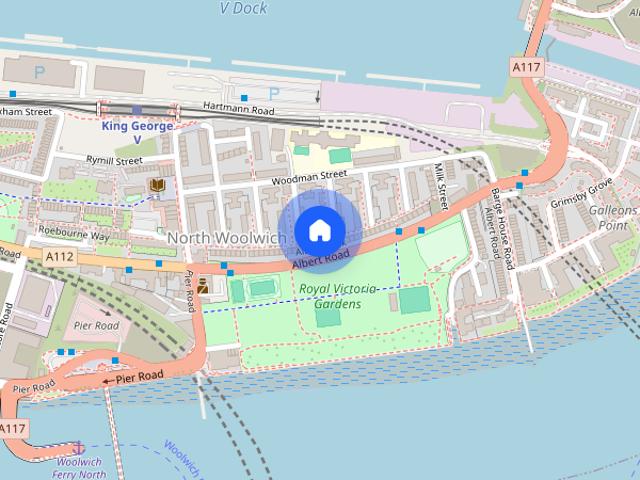 House for rent in North Woolwich, Greater London