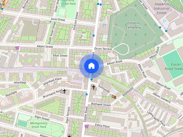 Apartment for rent in Hillside, Leith