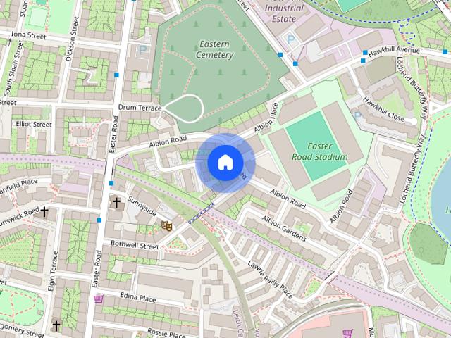 Apartment for rent in Hillside, Leith