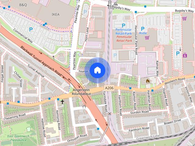 Apartment for rent in East Greenwich, Greater London