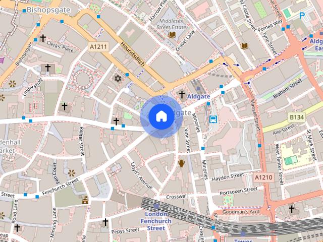 Room for rent in Aldgate, Lyons