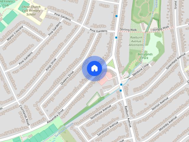 House for rent in Berrylands, Greater London