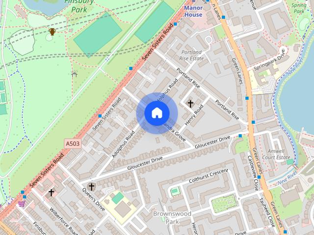 Apartment for rent in Brownswood Park, Stoke Newington