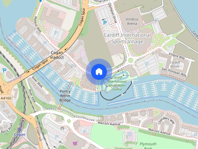 Apartment for rent in Cardiff International Sports Village, Falcon Lodge