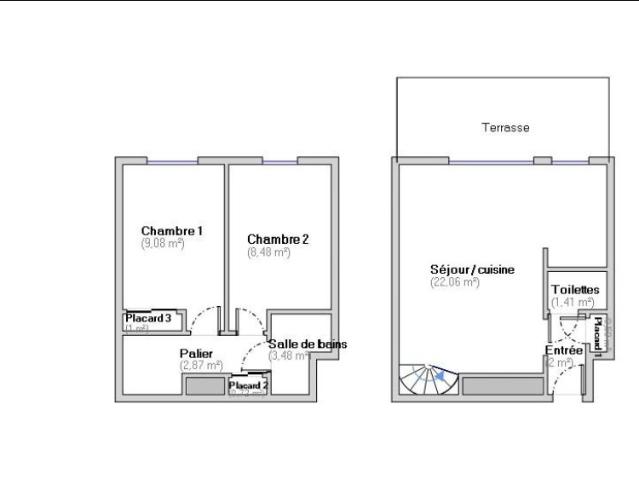 Duplex location à Pont du Port à l'Anglais, Alfortville