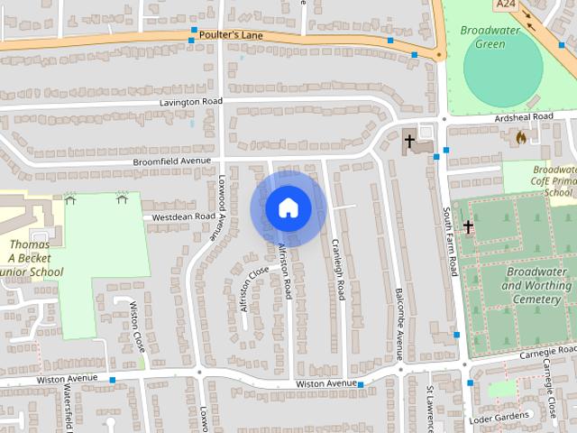 House for rent in Broadwater, Worthing