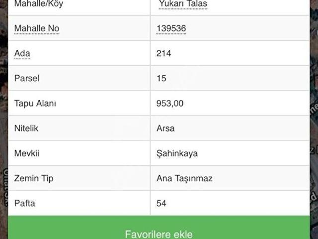 Talas, Kayseri içerisinde satılık mülk