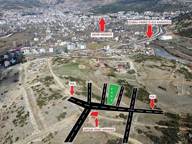 Elmali, Antalya içerisinde satılık Arsa
