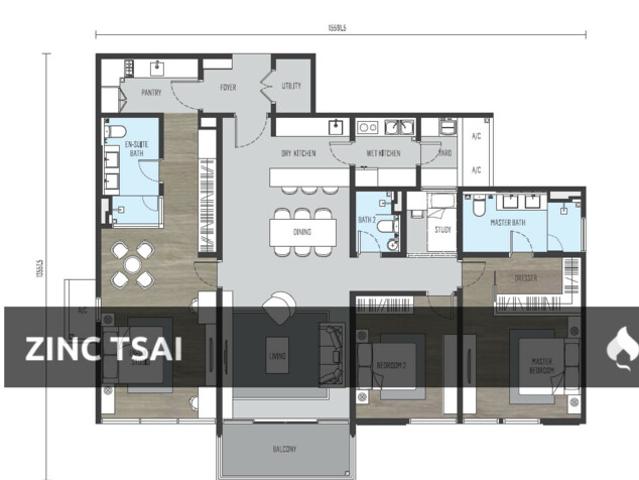 Condominium for rent in Country Heights Damansara, Kuala Lumpur