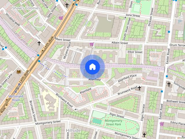 Apartment for rent in Hillside, City of Edinburgh