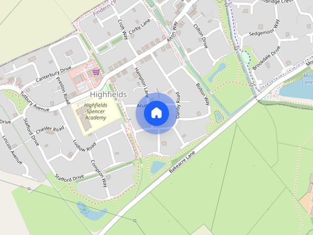 House for rent in Highfields, South Derbyshire