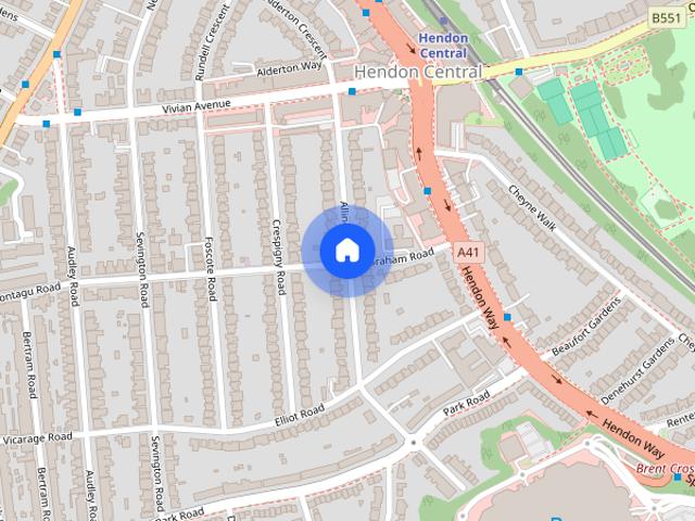 House for rent in Hendon Central, Greater London