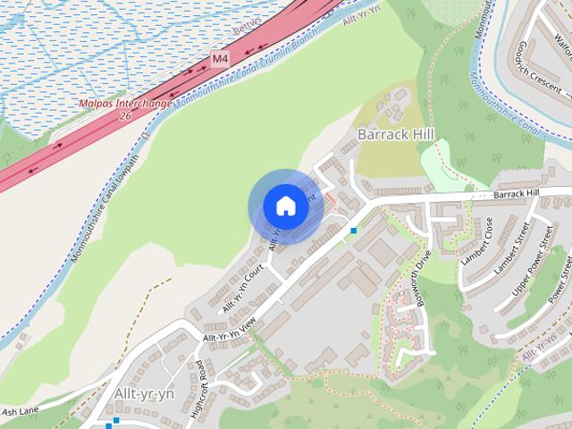 Apartment for rent in Allt-yr-yn, Wales
