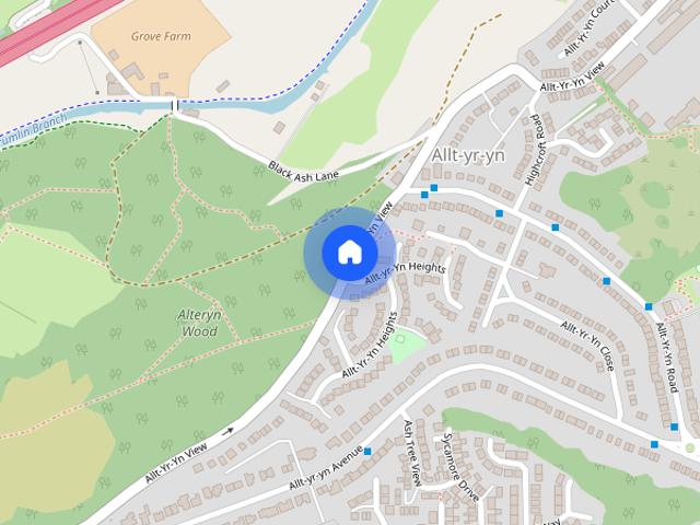 House for rent in Allt-yr-yn, Wales