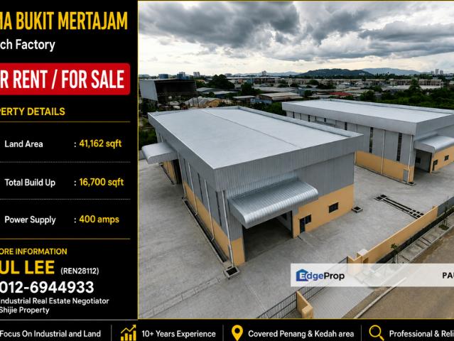 Warehouse for rent in Wellesley, Penang