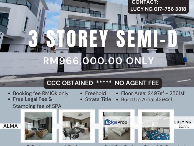 House for sale in Wellesley, Penang