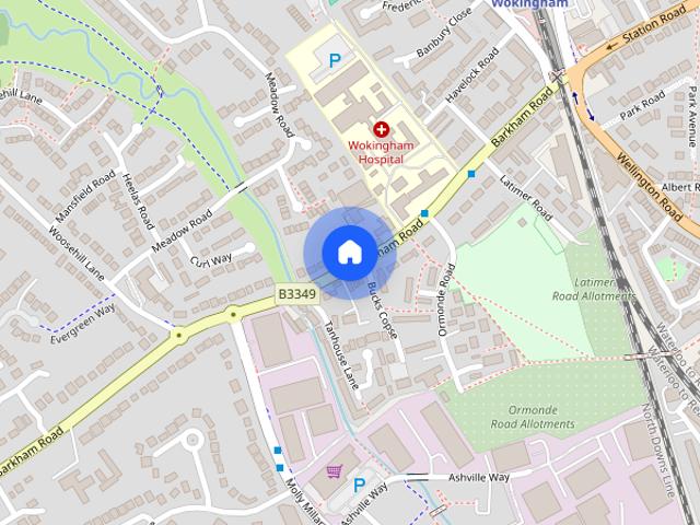 Apartment for rent in Emmbrook, Wokingham