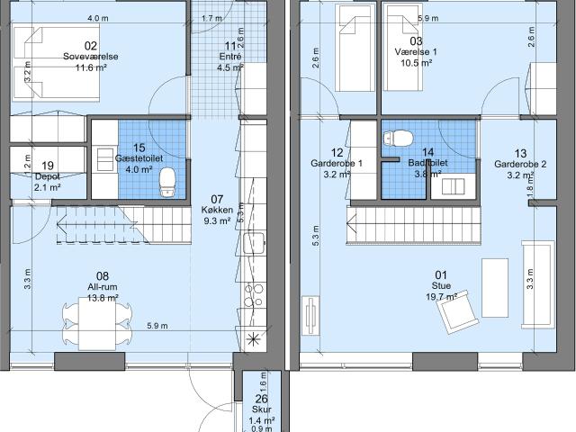 Villa til leje i Svendborg