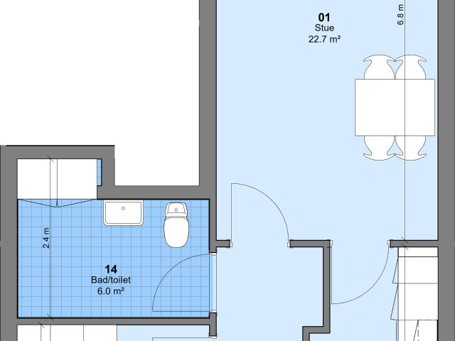 Lejlighed til leje i Fluebjerg, Ejby