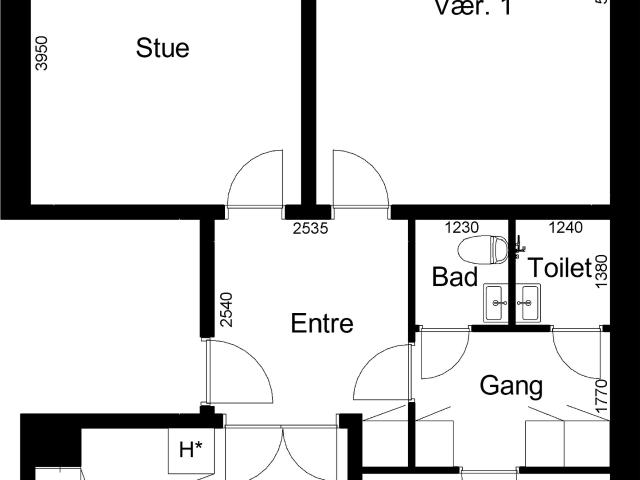 Lejlighed til leje i Aabenraa