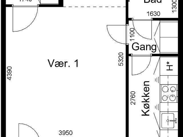 Lejlighed til leje i Aabenraa