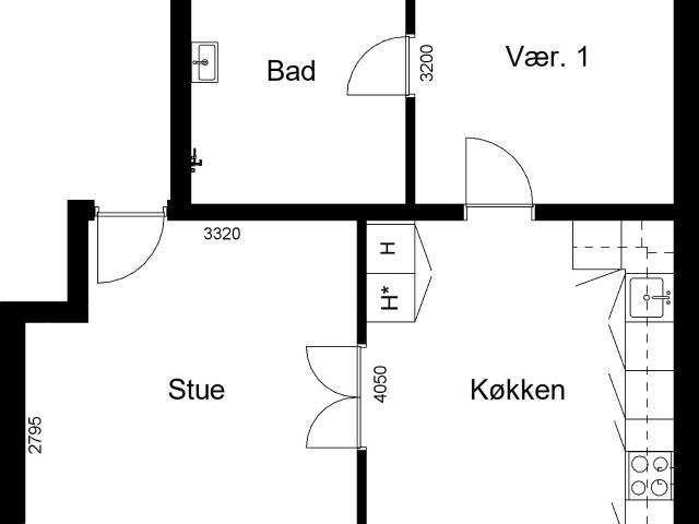 Lejlighed til leje i Aabenraa