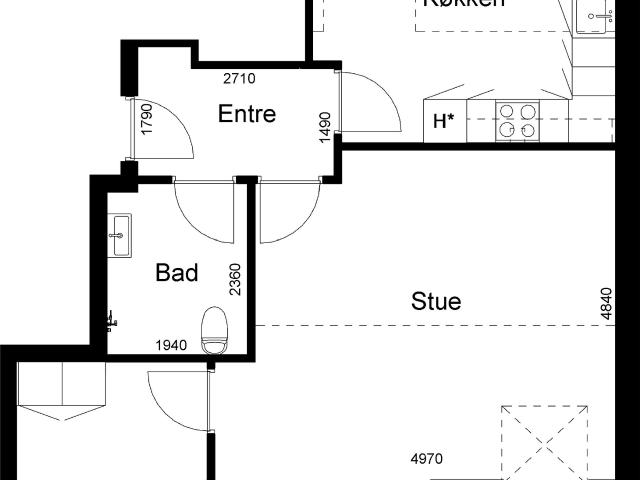 Lejlighed til leje i Skærbæk, Tønder