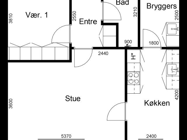 Lejlighed til leje i Toftlund, Tønder
