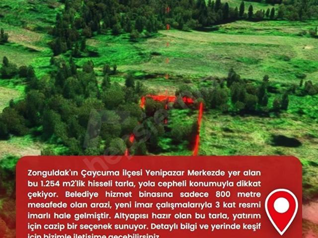 Yeni Pazar, Çaycuma içerisinde satılık Arsa