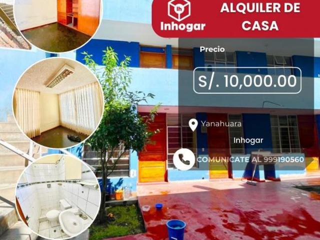 Casa alquiler en Arequipa, Yanahuara