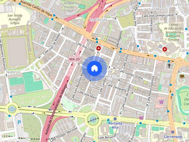 Estudio en alquiler en Cruz de Humilladero, Málaga-Costa del Sol