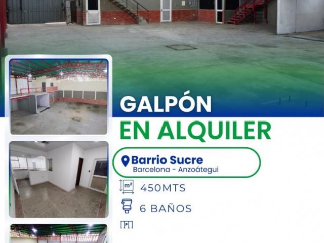 Galpón en alquiler en Barcelona, Amazonas