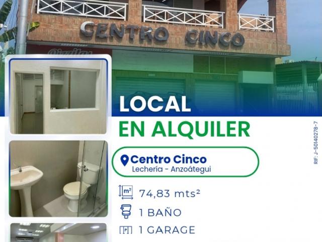 Local Comercial en alquiler en Complejo Turístico El Morro, Lechería