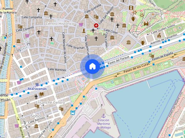 Apartamento en alquiler en Centro, Málaga-Costa del Sol