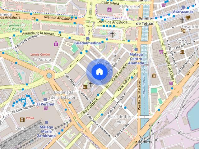 Apartamento en alquiler en Centro, Málaga-Costa del Sol