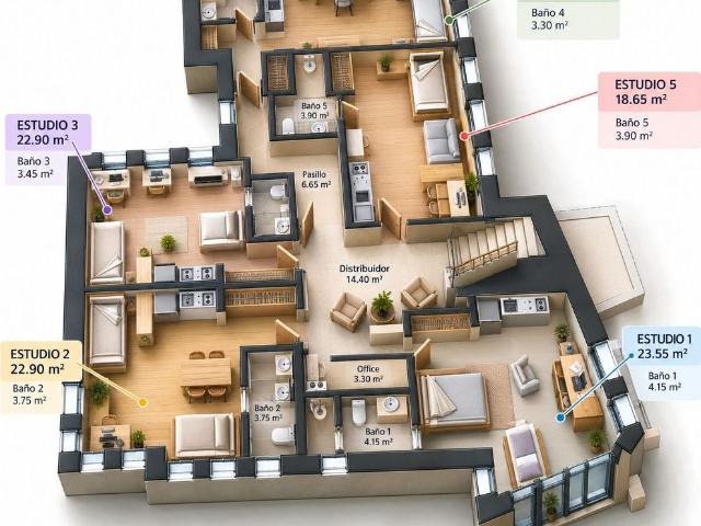 Estudio en alquiler en Villaviciosa de Odón, Comunidad de Madrid