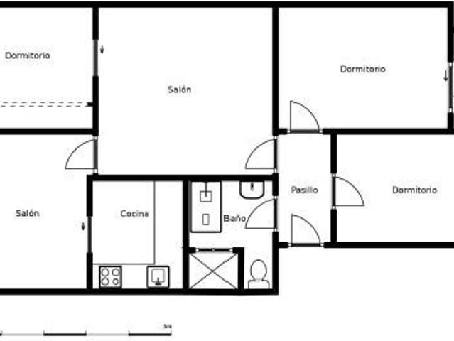 Piso en alquiler en El Trinquete, Elda