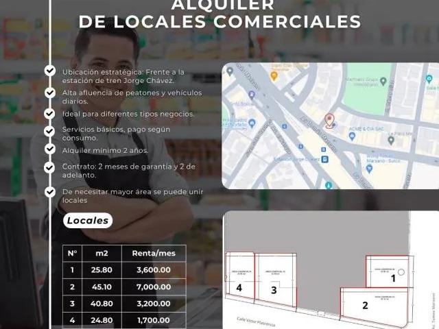 Local Comercial alquiler en Lima, Lima Metropolitana