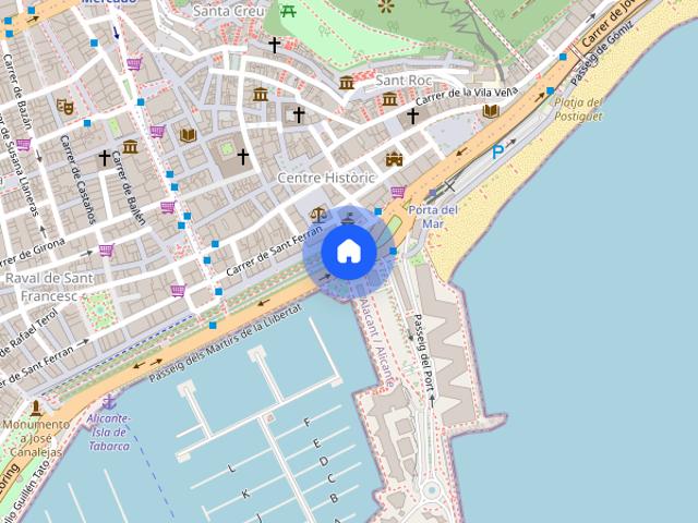 Apartamento en alquiler en Centre Històric, l'Alacantí