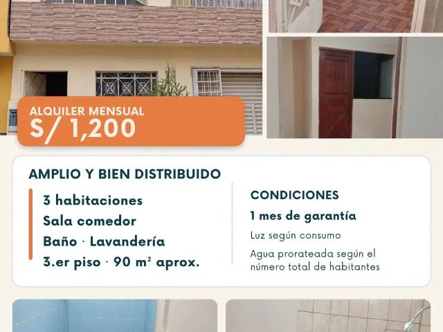 Departamento alquiler en San Hilarión, San Juan de Lurigancho