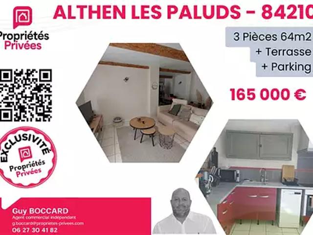 Appartement vente à Carpentras, Althen-des-paluds