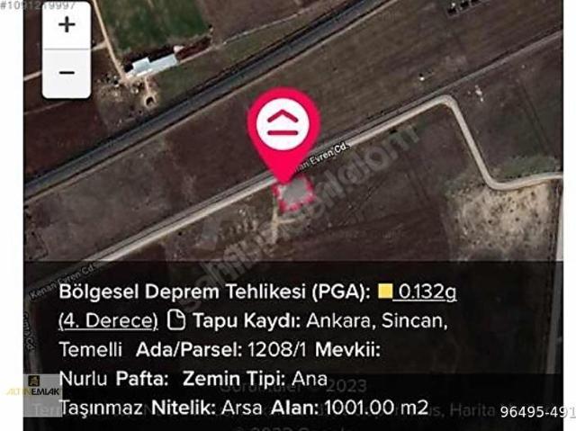 Sincan, Ankara içerisinde satılık Arsa