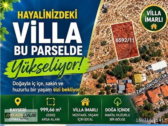 Kocasinan, Kayseri içerisinde satılık Arsa