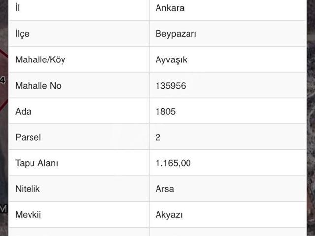 Beypazari, Ankara içerisinde satılık Arsa