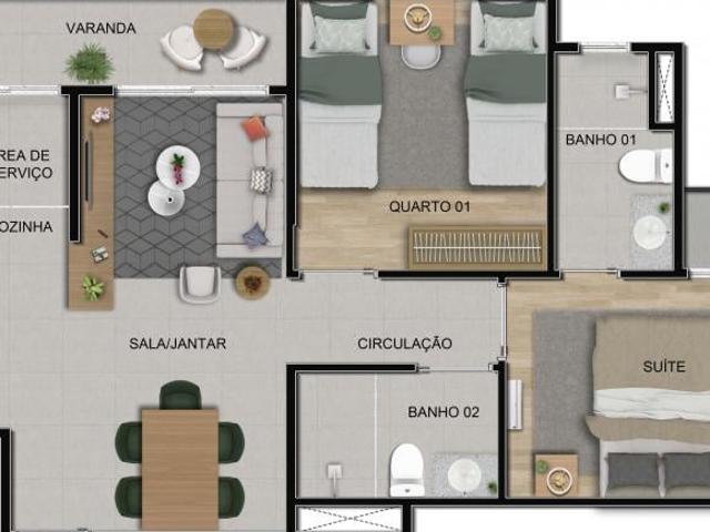 Apartamento venda em Setor de Mansões de Sobradinho, Sobradinho II