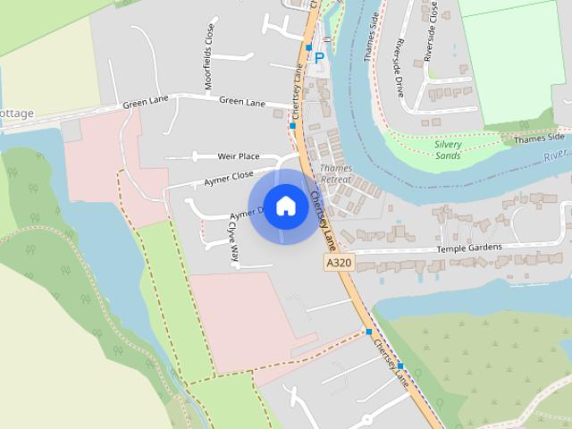 House for rent in Pooley Green, Row Town